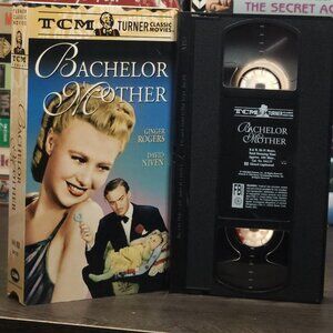 Bachelor Mother (1939), VHS (1994), Ginger Rogers, Bookflap Box,  David Niven, R